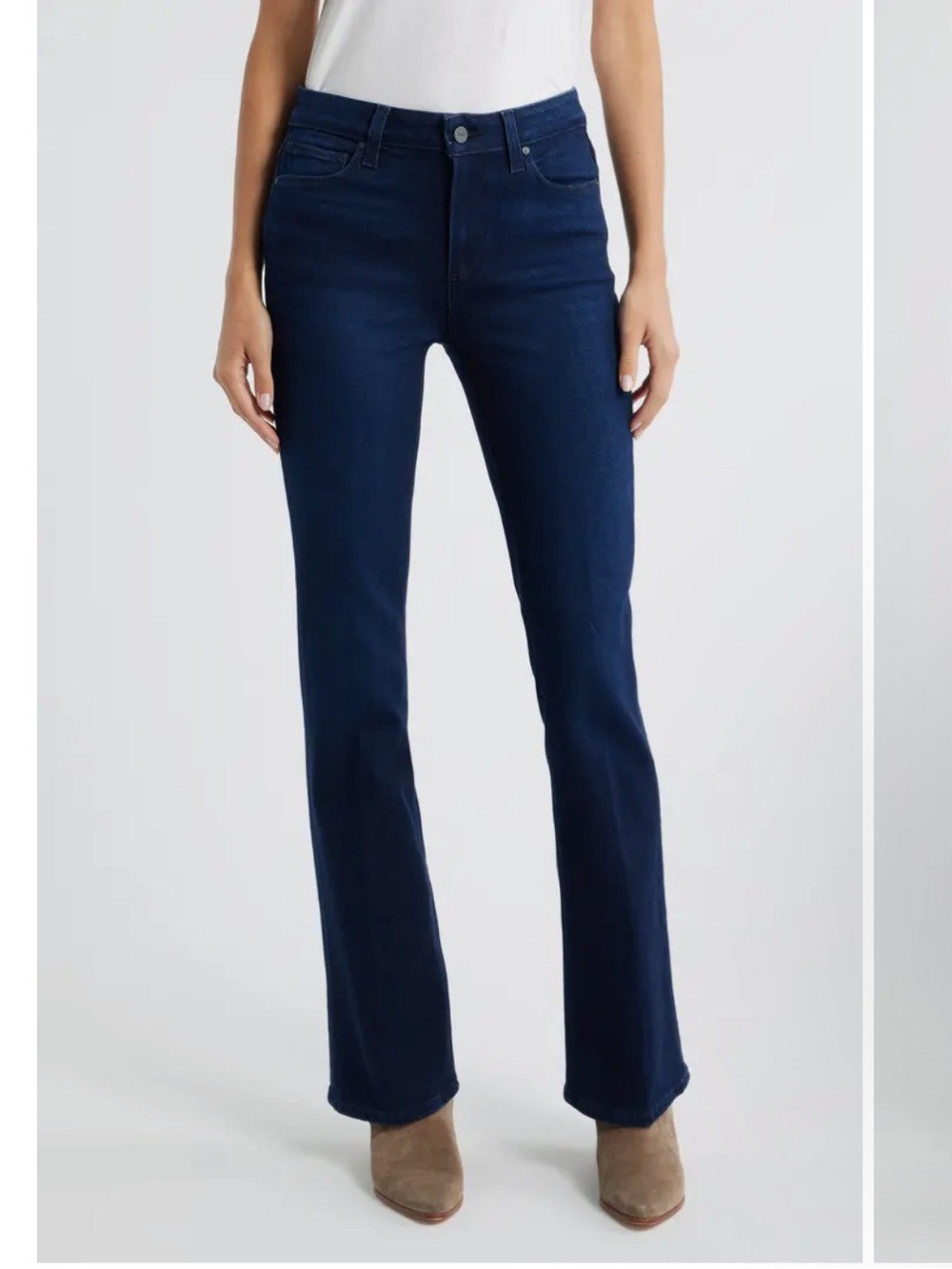 Paige Manhattan Dark Blue Bootcut Jeans Size 29